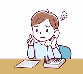 Cheerful boy in blue clothes