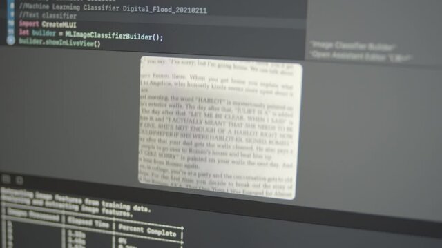 2.49 Real Neural Network Machine Learning Analyzes Printed Text
