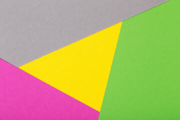 background from colored sheets of cardboard top view