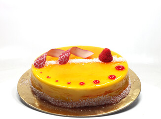 mango and coconut flavor cake