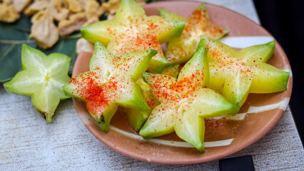 Star fruit or carambola