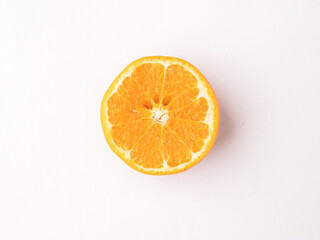 Fresh Oranges isolated stock image with white background.
