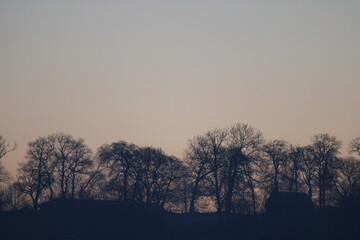 sunrise in the mountains