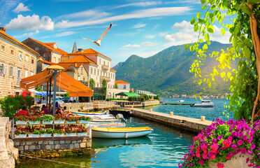 Bay of Kotor in Montenegro