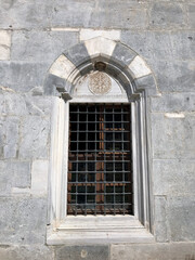Architectural detail from Yesil Cami or The Green Mosque in Iznik