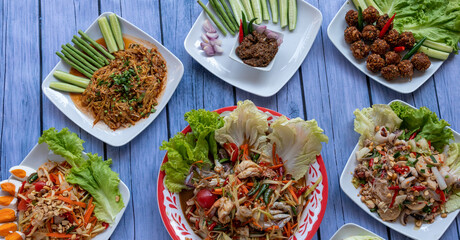 Thai Mixed Spicy Dishes 