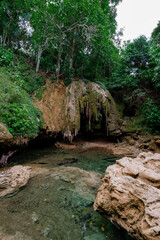 A cave in the jungle in bonito brazil