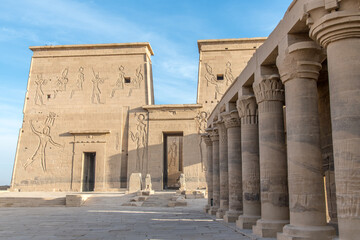 Fototapeta na wymiar Philae Tempel von Isis
