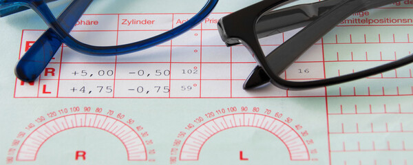 Augenarzt Rezept für Brille Banner