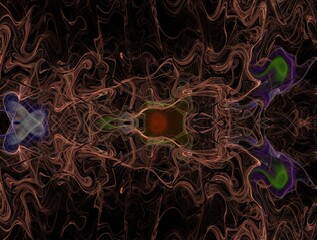 Imaginatory fractal background Image