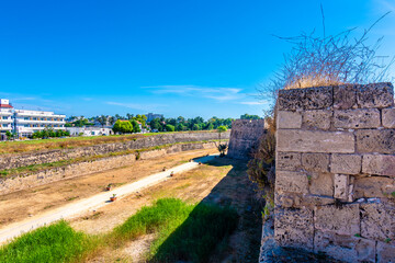 Fototapeta premium City wall view in Gazimagusa Town of Northern Cyprus