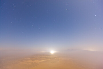 Eroded landscape in the Bardenas Reales Natural Park, Navarra, Spain, Europe