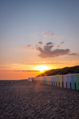 Fototapeta premium Sonnenaufgang Oostkapelle