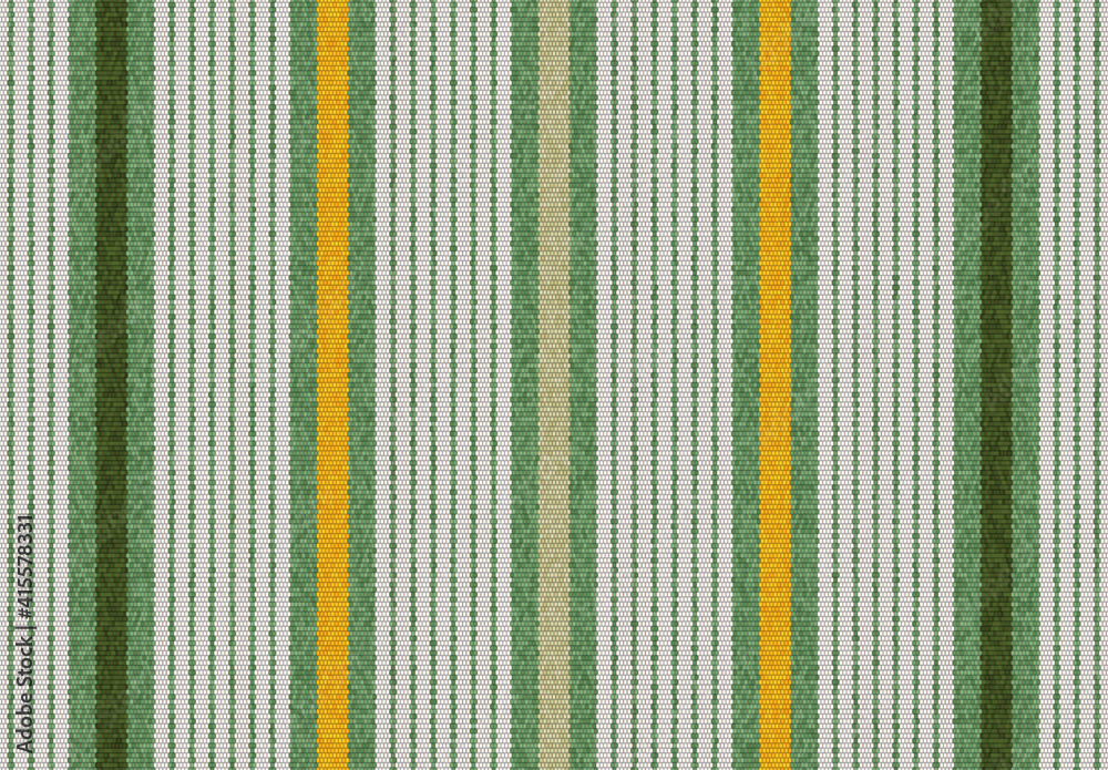 Poster gray colors background with green and yellow lines. imitation of fabric texture vector illustration.