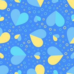 Seamless abstract pattern. Beautiful texture for textile, paper print, scrapbooking or wallpaper. Vector illustration. Cute colorful trendy background.