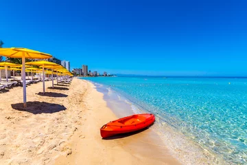 Gordijnen Gazimagusa Beach in Northern Cyprus © nejdetduzen