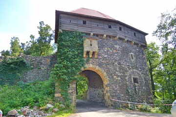 Obraz premium Grodziec Castle a late Gothic stronghold in Lower Silesia