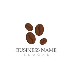 coffee bean icon vector