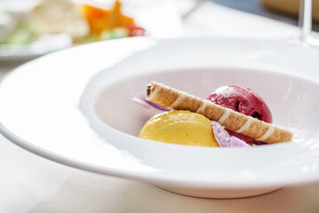 fruit ice cream
