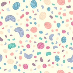 Seamless modern textured, colorful grunge pattern. Background with multi-color combinations graphic ornament. EPS10.