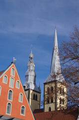 Obraz premium a city in Germany from the Middle Ages called Lemgo IN Europe