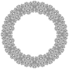 Vector abstract decorative ethnic ornamental illustration.