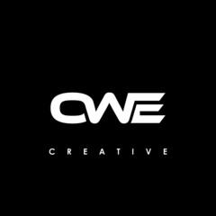 OWE Letter Initial Logo Design Template Vector Illustration