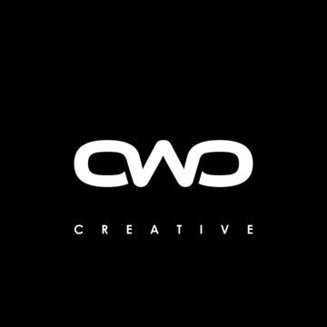 OWO Letter Initial Logo Design Template Vector Illustration