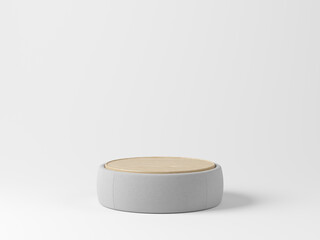 Abstract background minimal style for product branding. Mock up scene and empty space. 3d render with clipping path included 