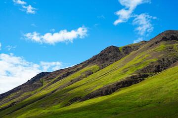Fototapeta na wymiar 【アイスランド】空と緑