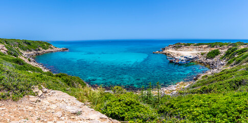 Fototapeta na wymiar A beautiful beach in Karpaz region, Cyprus