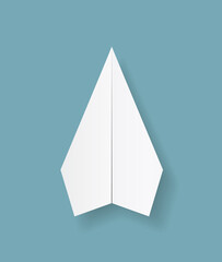 paper origami plane ico