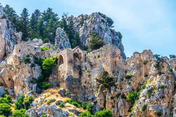 Fototapeta na wymiar St Hilarion Castle in Northern Cyprus