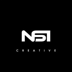 NSI Letter Initial Logo Design Template Vector Illustration