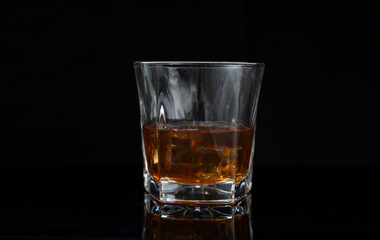 Iced drink in a glass