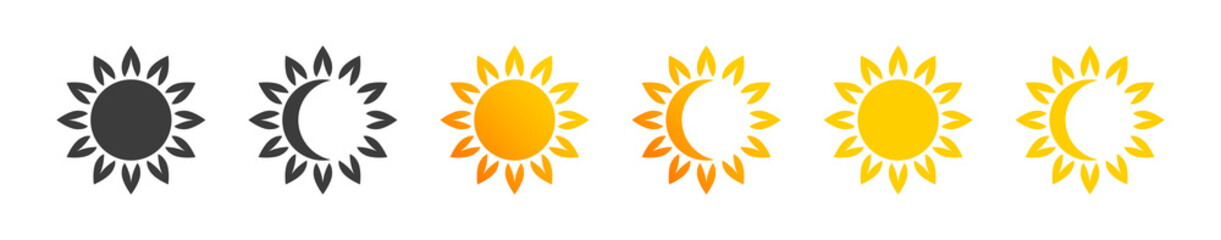 Sonnenblume / Sonne - Vektor Logos