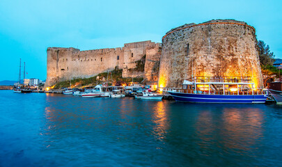 Kyrenia Castle view in Northern Cyprus
