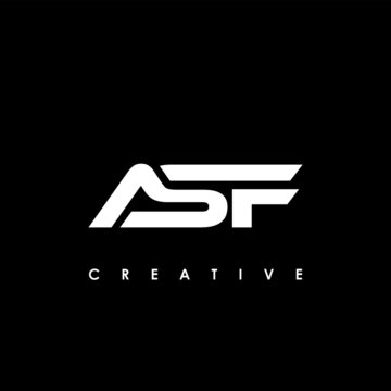 ASF Letter Initial Logo Design Template Vector Illustration