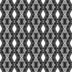 Black and white seamless ikat Persian Carpet Ethnic texture abstract ornament Mexican Traditional Carpet Fabric Texture Arabic,turkish carpet ornament. African textures and traditional motifs.