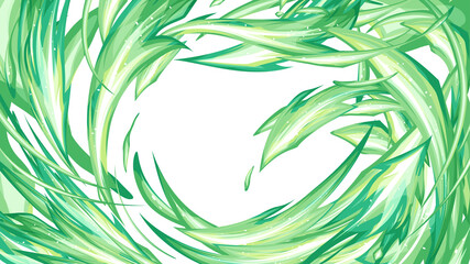 風属性のエフェクト風の竜巻イラスト Wall Mural Wallpaper Murals ふわぷか