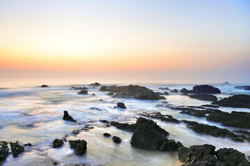 Fototapeta premium sunset over the sea