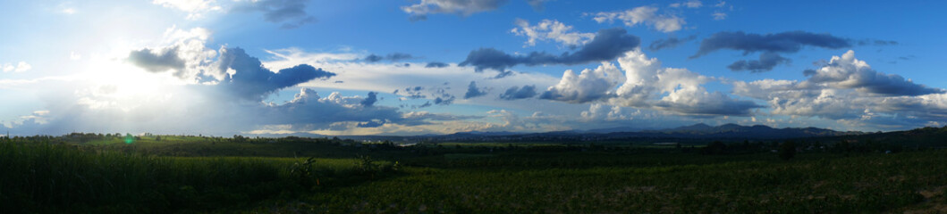 Fototapeta premium panorama of mountains