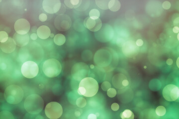 Abstract glowing circles on a colorful background. Bokeh background