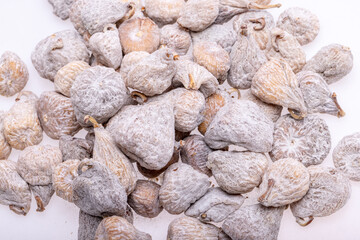 dried figs sprinkled with rice flour. A healthy and nutritious snack and an excellent culinary addition