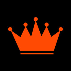 golden crown isolated on white