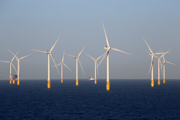 Windpark vor der belgischen Küste