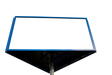 Billboard, Blank big billboard, put your text here. The concept of outdoor advertising, marketing, sales. mockup