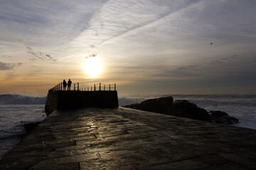 Sunset at Porto, Portugal - 415617799