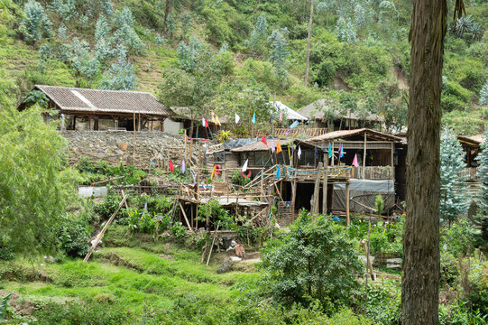 Traditional lifestyle in Peguche, Ecuador
