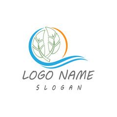 Leaf Logo Template vector symbol nature